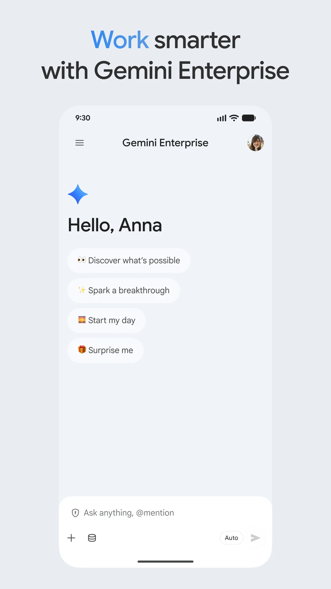Google Gemini Enterprise screenshot